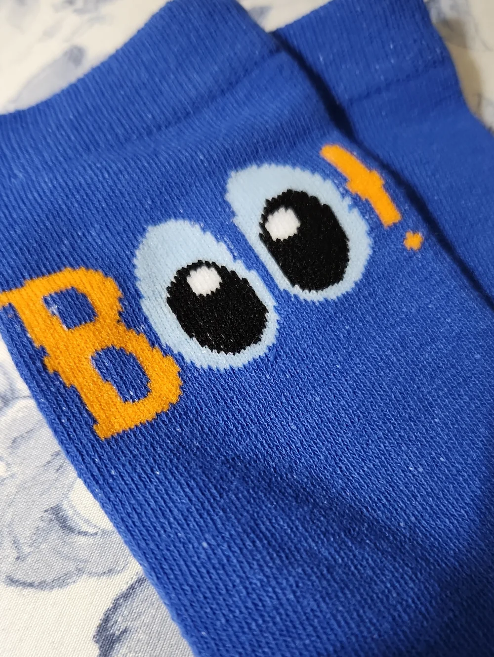 NWOT Disney BOO! Blue socks
